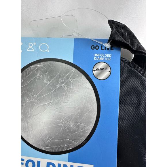 New‎ TWO Go Live Folding Reflector with Carrying Bag Travel Portable Photography - Picture 3 of 6